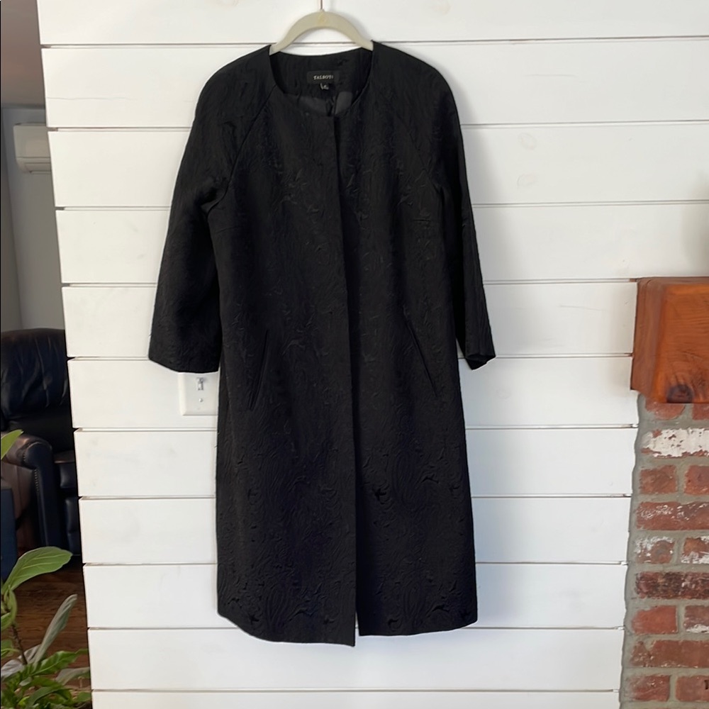Talbots Black Long Jacket